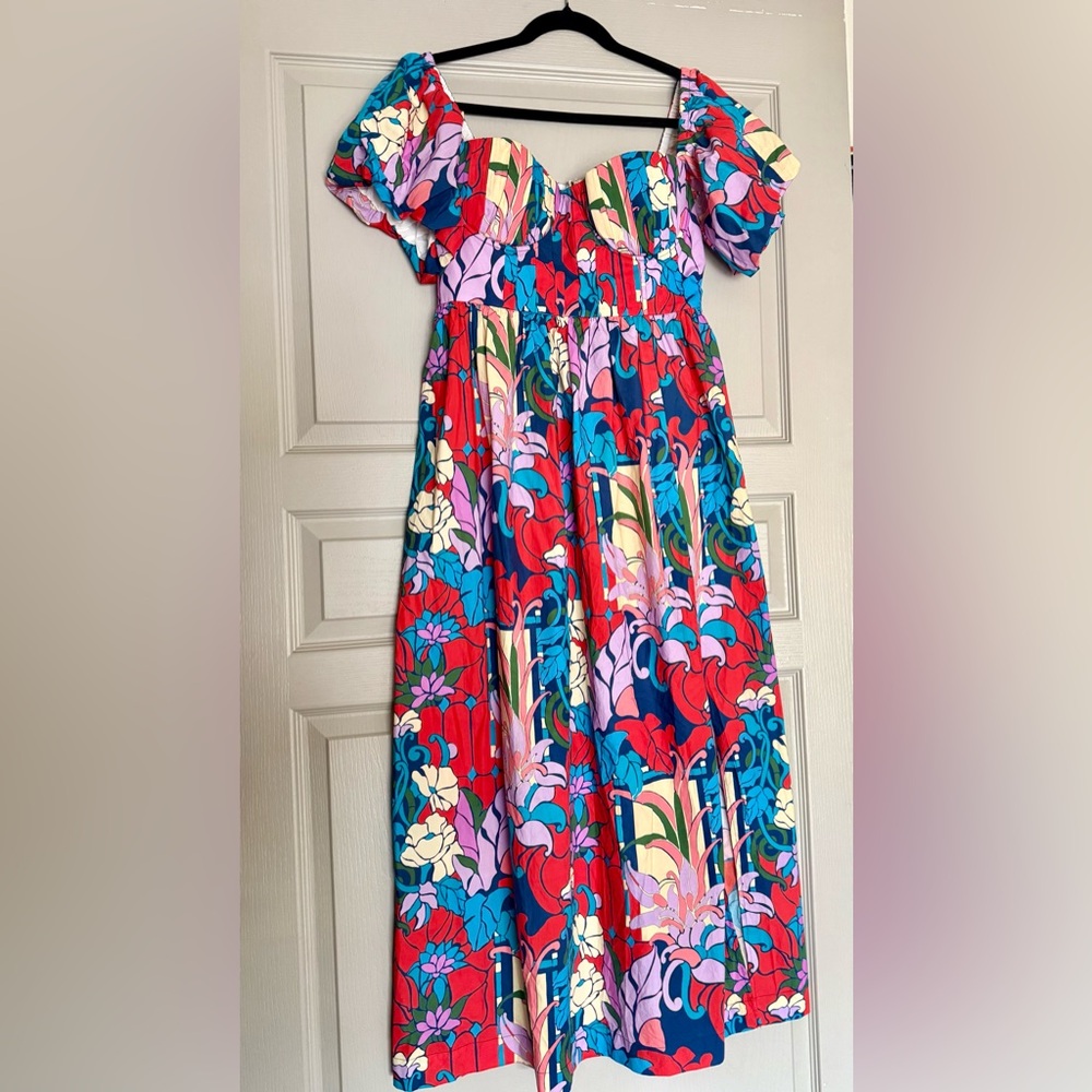 TUCKERNUCK multicolor Climbing Cosmos Valerie Dress 12 - Picture 9 of 12